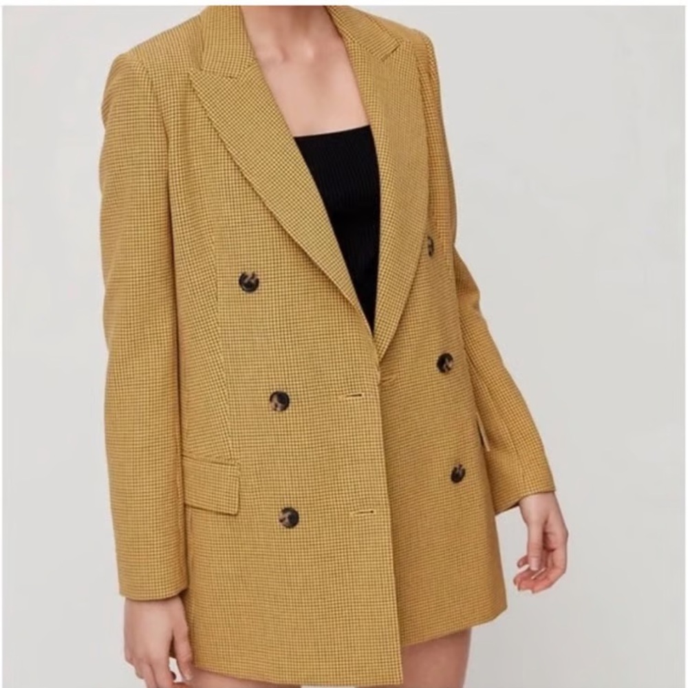 Aritzia Yellow Blazer
